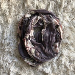 ModCloth Floral Infinity Scarf